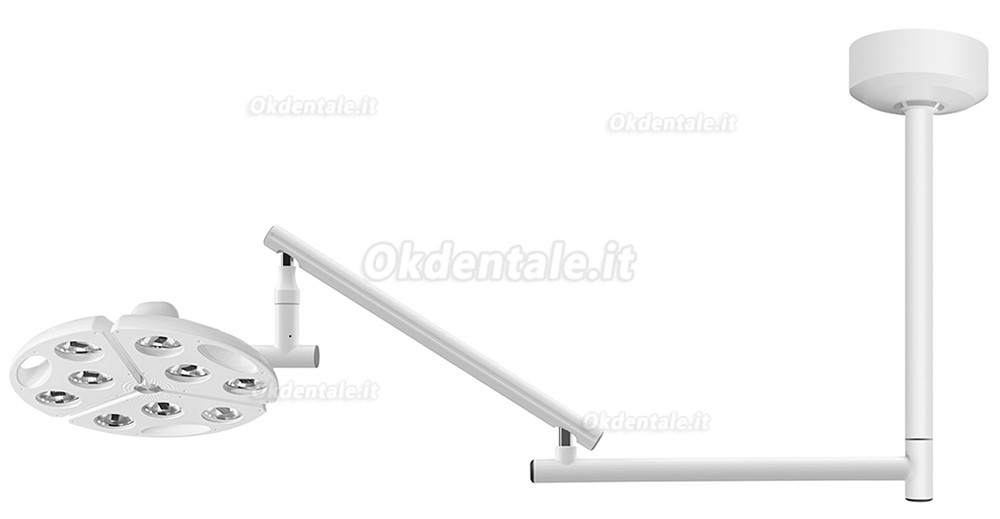 Lampada scialitica odontoiatrico a LED KWS KD-2012D-5 da 90 W,  lampada dentista montato a soffitto